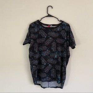 Star Wars logo all over print tee x-small